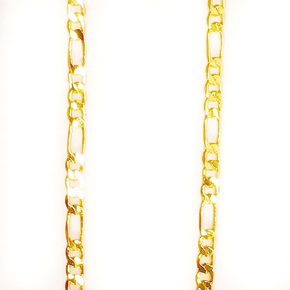 18k YGF Figaro Chain. - Picture 3 of 6